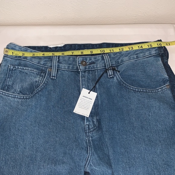Levi’s Made & Crafted East to West Two-Tone Slim Crop Jeans Size 31 - Picture 14 of 15